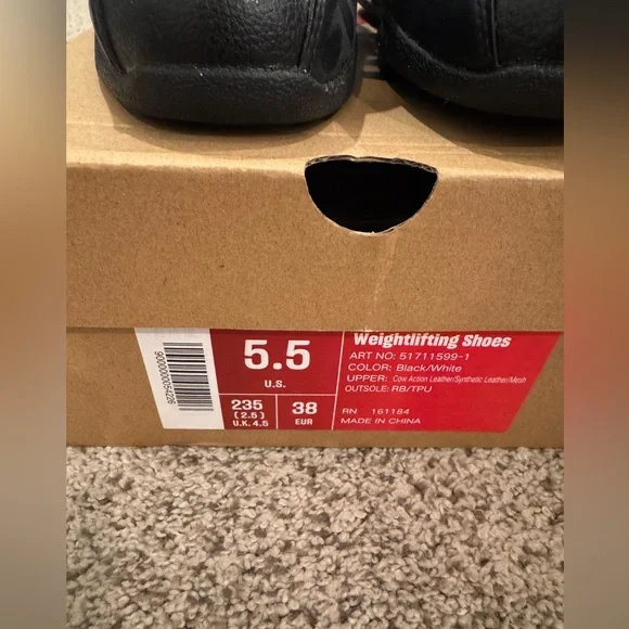 ANTA Hookgrip Weightlifting shoe men’s 5.5 women’s 7. - Picture 5 of 5